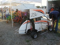 In the pits at WKA