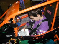 Reading a Book, Waiting to Race