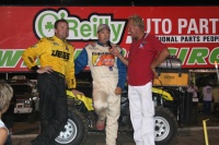 Kenny Wallace and Kenny Schrader in an interview while Jacob is busy signing autographs