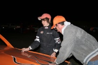 Removing the hood.  Yes, Matthew was smiling.  His attitude lifted my spirits!