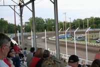 Long front stretch!