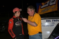 Interview after the race