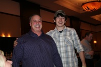Mike and Jacob at Thunder Hill Banquet